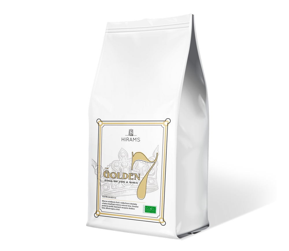 The Golden 7 – 100% Arabica – výberová káva Hirams 500g