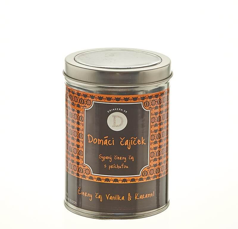 Čierny sypaný čaj Earl Grey s vanilkou a karamelom – dóza 125g