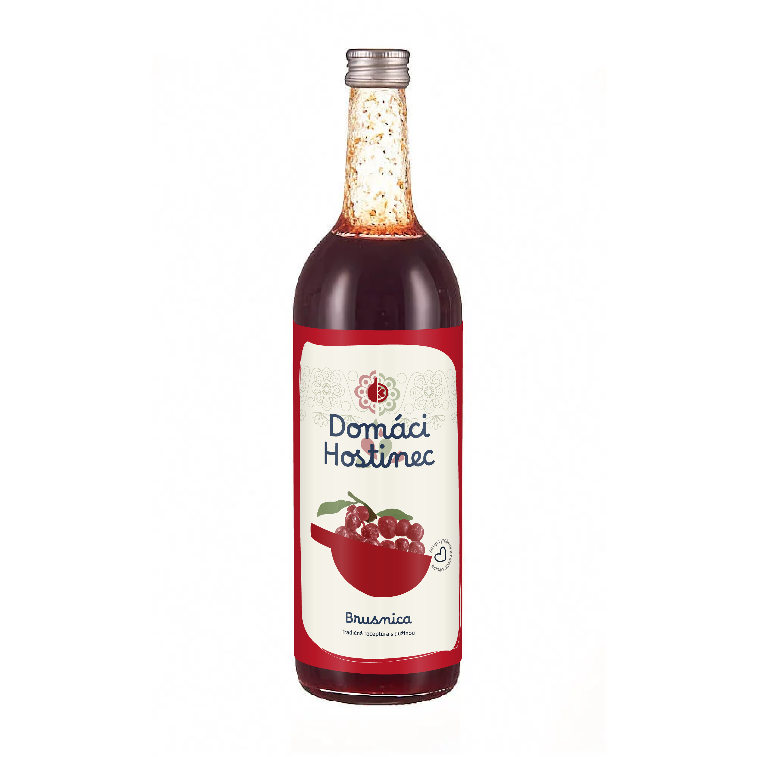 Domáci brusnicový sirup - Domáci Hostinec 750 ml